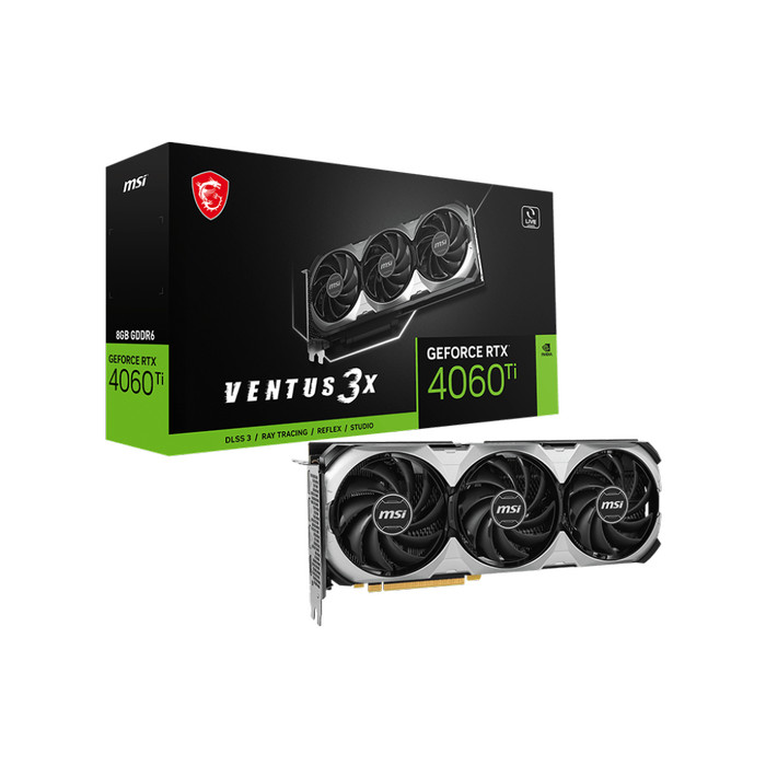 VGA MSI GeForce RTX 4060 Ti VENTUS 3X 8G OC | RTX 4060Ti 8GB GDDR6