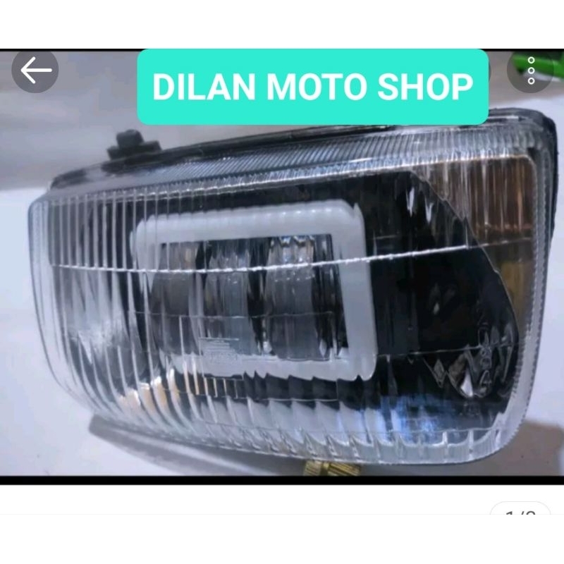 Lampu depan daymeker honda grand daimeker honda grand 3lensa