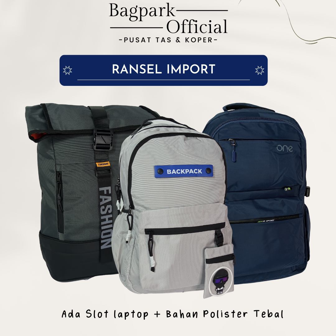 Tas Ransel Pria Import Premium Backpack Laptop Tas Anak Sekolah Tas Kerja Tas Kuliah Tas Workout Streetwer Motif Simple Tas Import Pria Ransel Backpack Pria Tas Korea Cowok