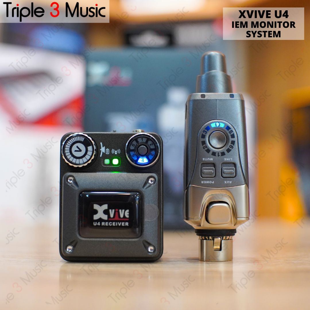 XVIVE U4 Wireless In ear Monitor IEM Sistem Set TX + RX