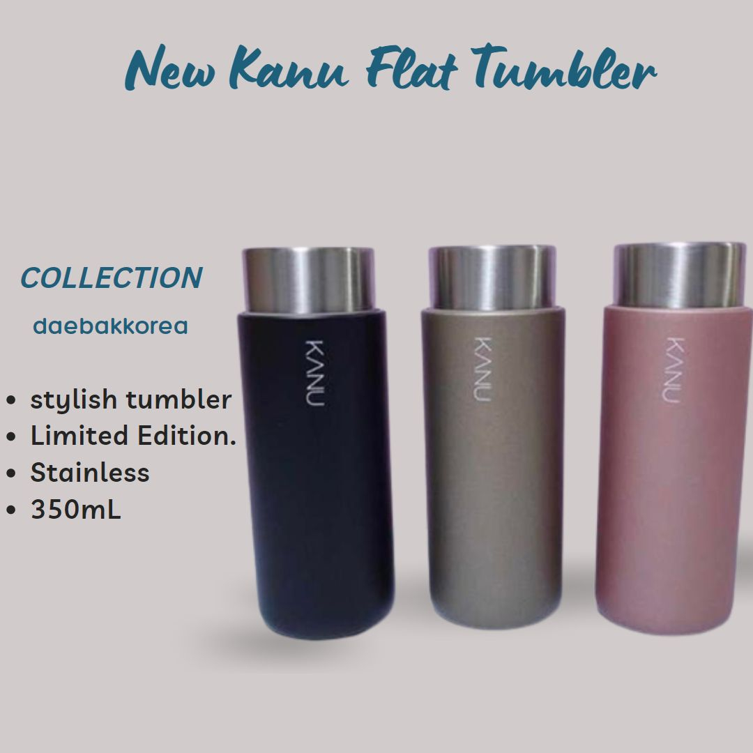 KANU Flat Stainless Steel Tumbler 350ml