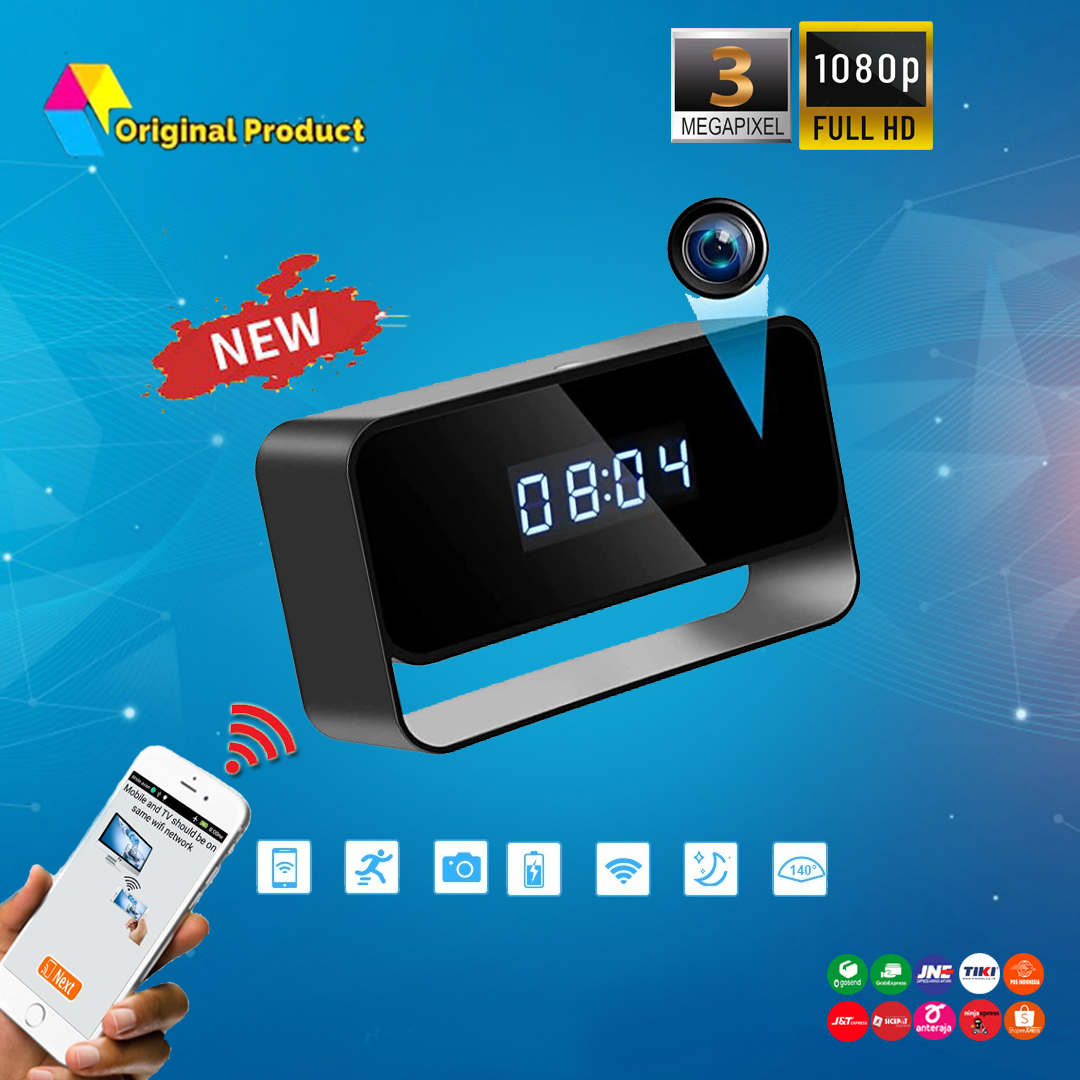 Spycam Jam CCTV Jam sensor Jam Meja Kamera Jam Unik Jam Kamera Spycam Kamera Hidden Cctv wifi Kamera