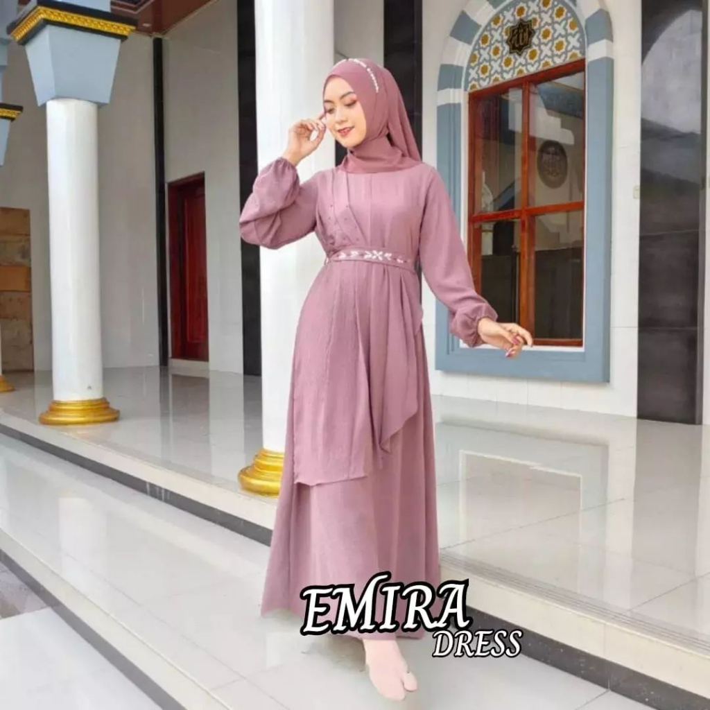 Baju Gamis Muslimah Aksen Payet Mutiara Kekinian Viral Dress Crinkle Ld 110 Cm Pj 137 Cm Gamis Wanita Dewasa Mewah Elegant Baju Pesta Perempuan