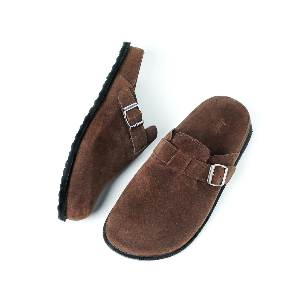 WYCLIFF BROWN |ManNeedMe x Jack| Sandal Slop Pria Premium Sendal Casual Outdoor Cowok ORI