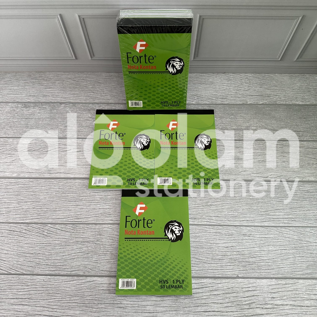 

SATUAN ( 1 PCS x 50 LEMBAR ) Nota Kontan Kecil Forte 1 Ply