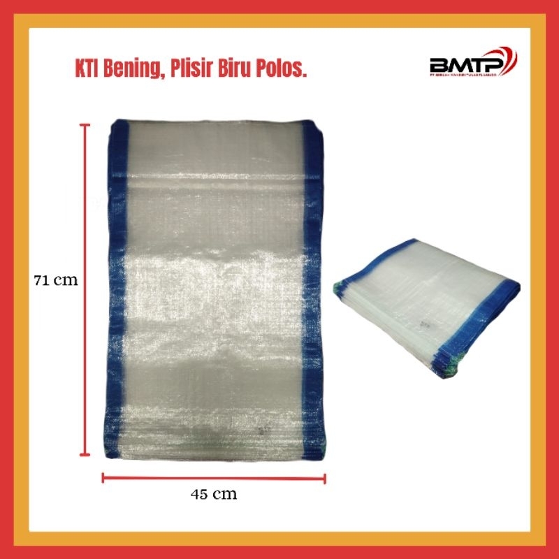 Karung Beras 25 kg transparan bening KTI /1 ball