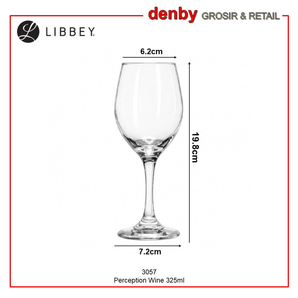 DENBY HOME Libbey 3057 Perception Wine Beer 325 ml