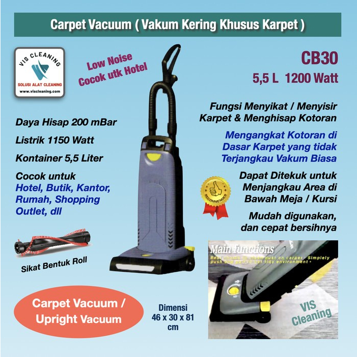 Paket Vakum &amp; Pengharum Karpet ( Carpet Vacuum + Deodorizer )