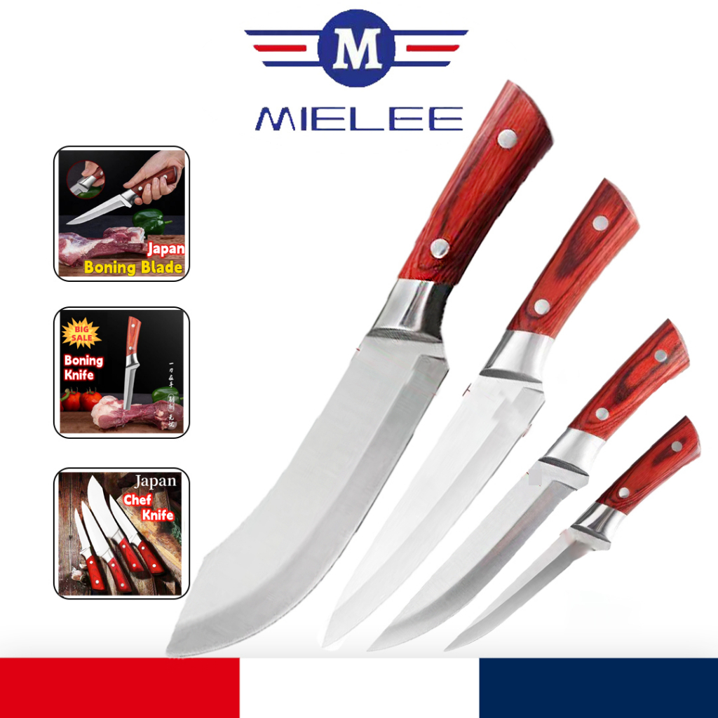Chef Knife Pisau Koki Super Tajam Golok Daging  Kapak Potong Tulang Professional Golok  Ketebalan