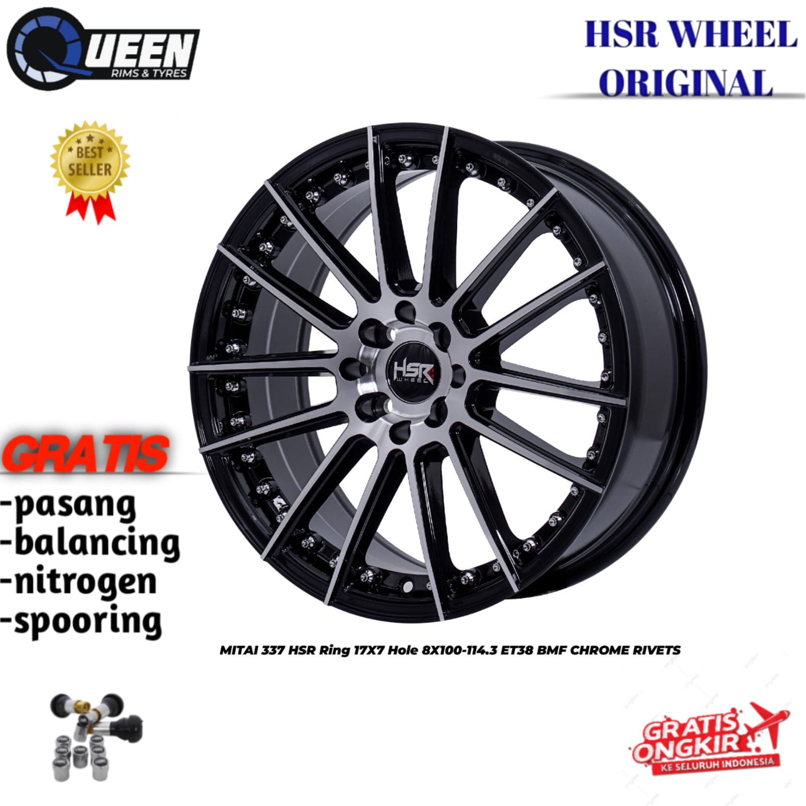 Velg mobil Brio, City, City Z,  Grand Livina, Latio, ring 17