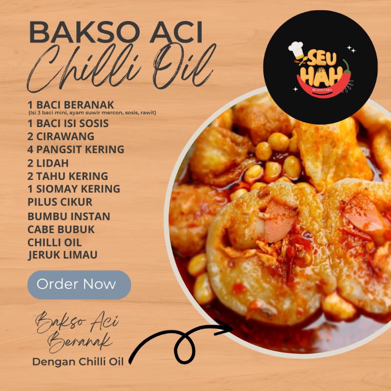 

Bakso Aci Beranak Chilli Oil