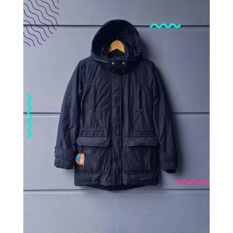 Jaket Bulu Angsa MANGO size S-M Parka Hoodie Bulang Down Outdoor Gunung