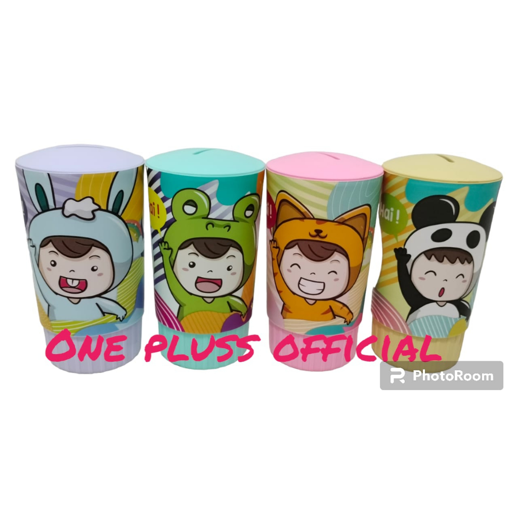 Celengan Anak Anak / Celengan Murah Karakter / Tempat Simpan Uang Koin TINGGI 18CM &amp; 14CM
