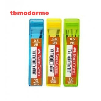 Tbmo Superfine Lead 0.5mm 2B Eco Tube FABER-CASTEL /Isi Pensil Mekanik