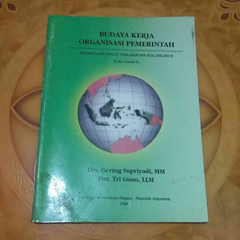 Budaya Kerja Organisasi Pemerintah