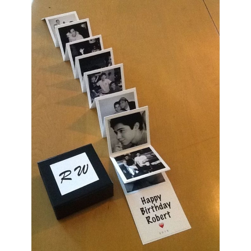 ❤️Pika_Store❤️Kado Memory Box Mini Buat Hadiah Pacar Ultah / Anniversary Wisuda Cetak Foto Custom