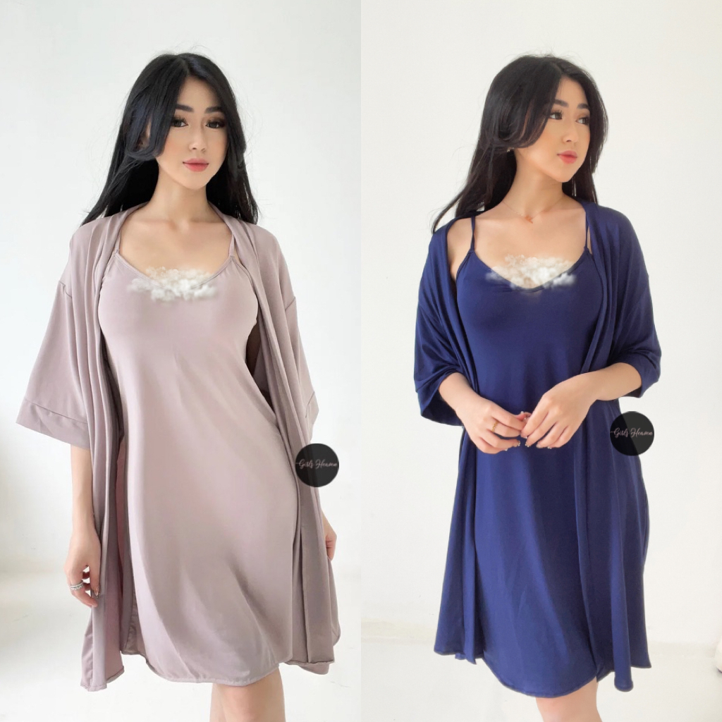 Patricia Set Lingerie Kimono [ Girlsheaven_id ]