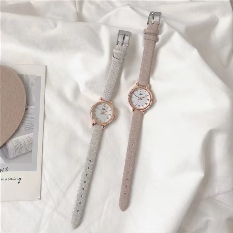 Jam Tangan Cewe Kecil - Jam Tangan Cewe Analog Quartz - Jam Tangan Angka Romawi