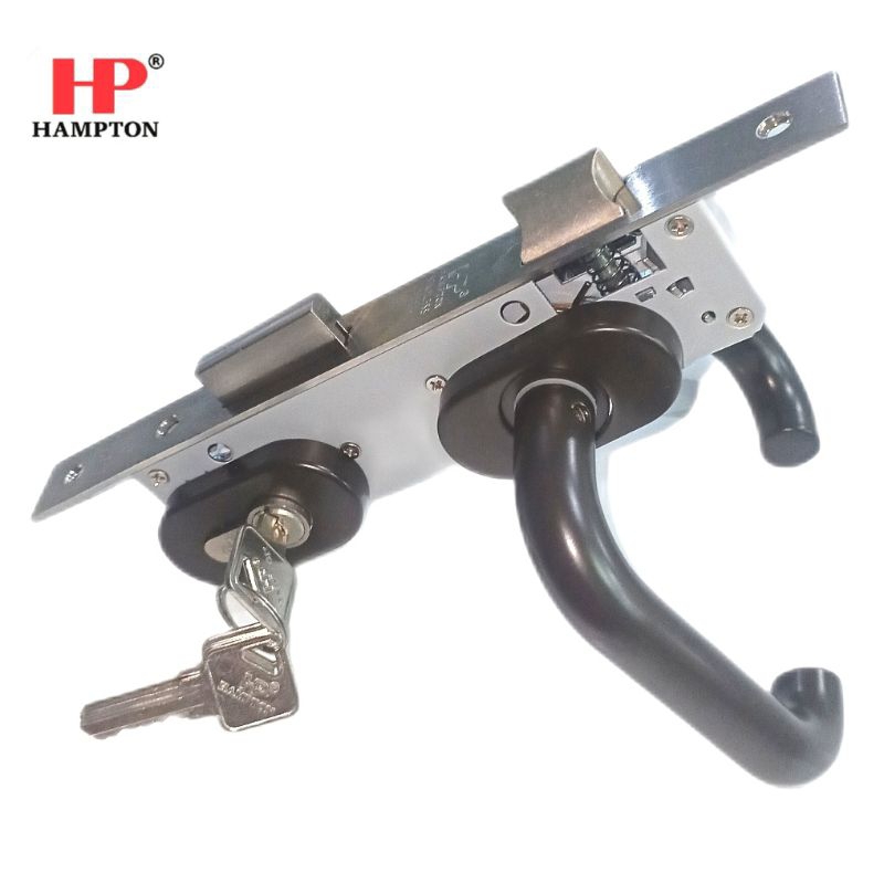 Gagang Kunci Pintu Swing LHTR 84030 + Body Lockcase Hampton MTS HPT EC 3085 IL