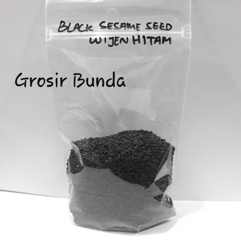 

Black Sesame Seed 100 Gram / Biji Wijen Hitam / Herbal Pencernaan / Sembelit / Tulang / Jantung / Kanker / Kolesterol
