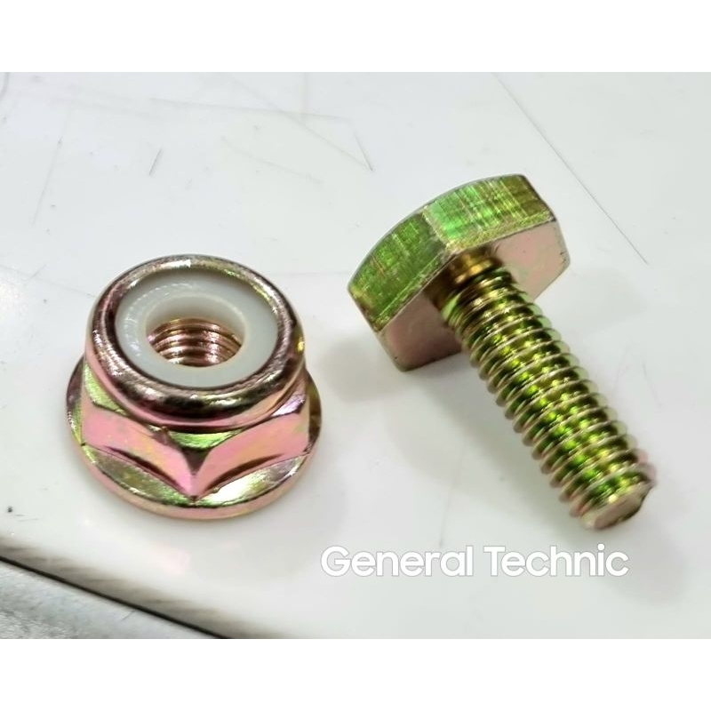 Mur Pisau Mesin Potong Rumput 328 Baut Pisau 328 Cutter Fixing Bolt BG328 / Nut BG328