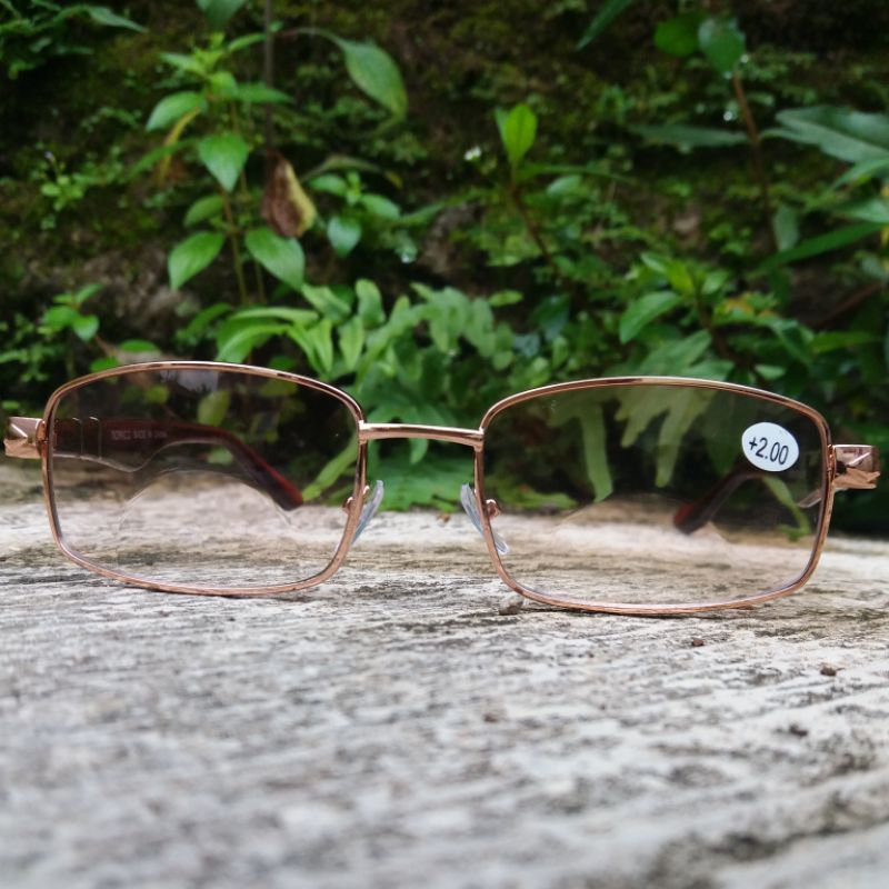 Kacamata Baca Plus 2 Fungsi Jalan Dan Baca Plus 1.00 sd Plus 3.00 Pria Wanita