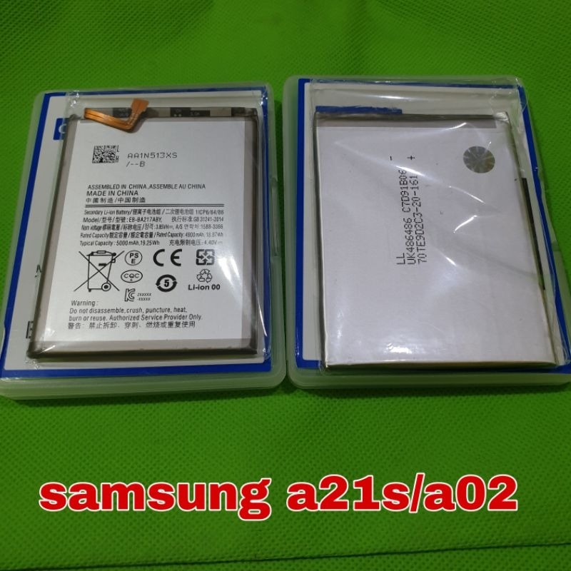 batu batre baterai Samsung a21s/a217/a02/a022f/a12/a127f/a125/a125f/a13/a135/m12/m127/m02/m022/m022f eb-ba217aby original 100a