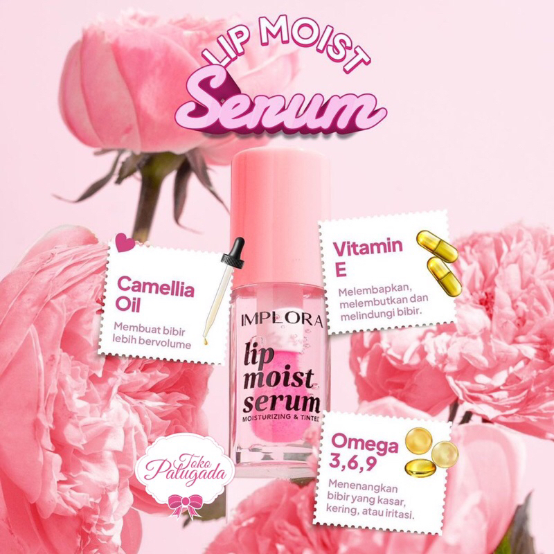 [BISA COD] Implora Lip Moist Serum - Implora Lip Moist Essence - Serum Bibir Implora