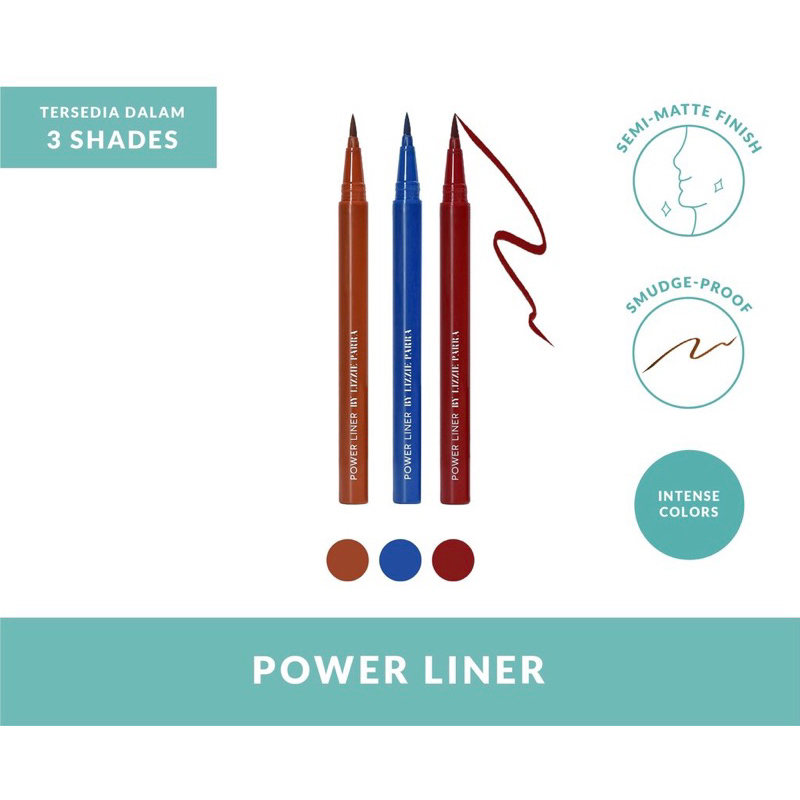 Eyeliner spidol Power Liner by BLP ORIGINAL 100% waterproof (exp: Jan 24)