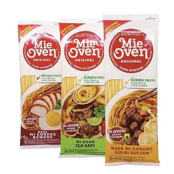 Mie Oven Original Mayora mi instan noodles Goreng Bawang / Kuah Iga Sapi / Gulai Sultan