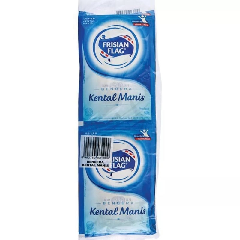 

frisian flag bendera susu kental Manis 6x40gr