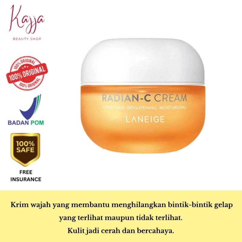Laneige Radian C Cream 50ml / Laneige Cream Wajah