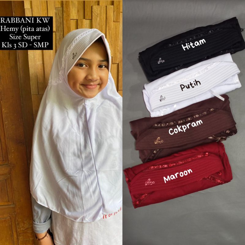 Hijab Rabbani Hemy Pita Atas L