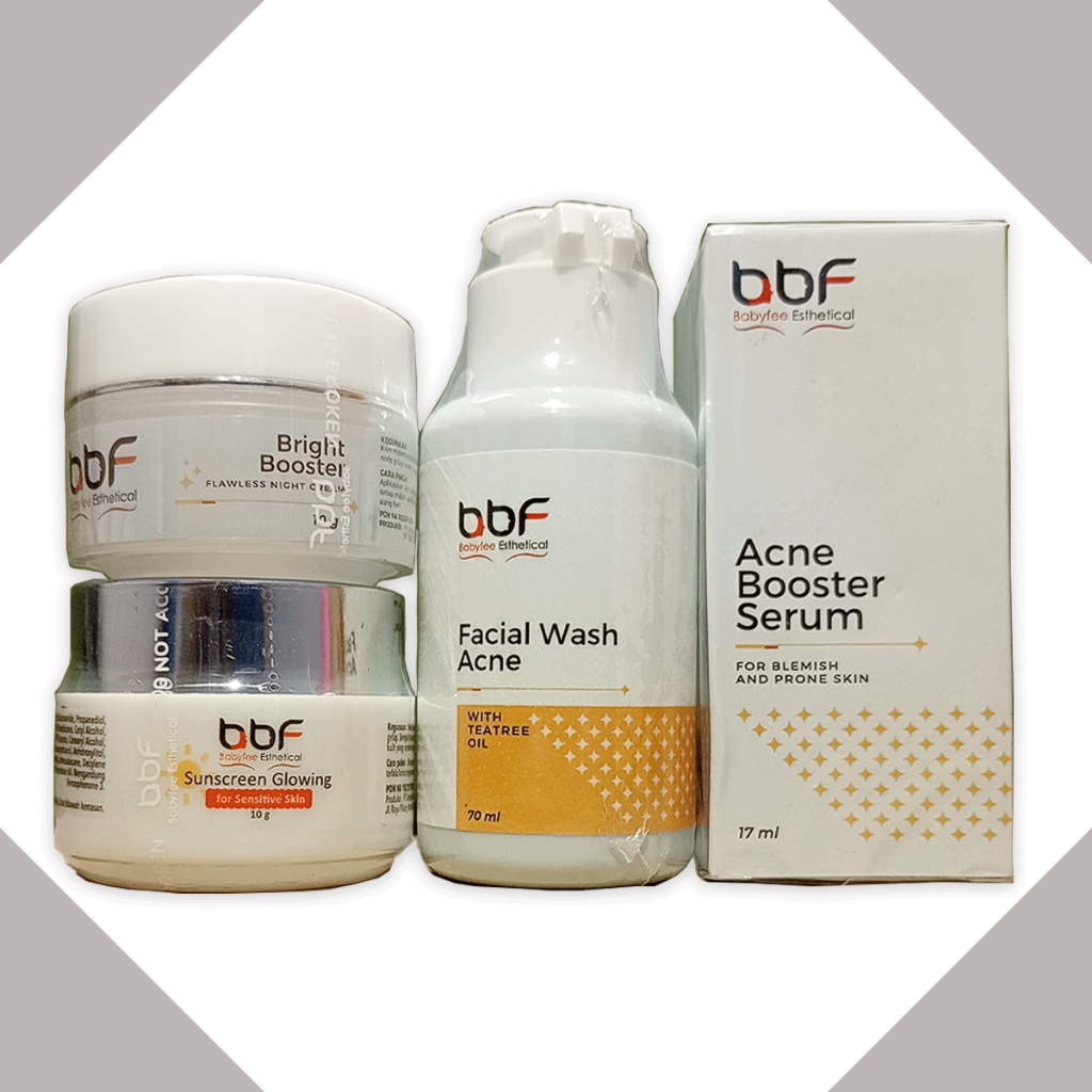 Skincare Paket Acne Whitening BBF Babyfee Esthetical