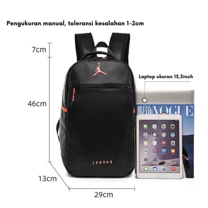 RANSEL JORDAN KULIT RETRO 6 / BACKPACK BAGPACK LEATHER JORDAN / TAS SEKOLAH / TAS KANTOR / TAS KULIT JORDAN