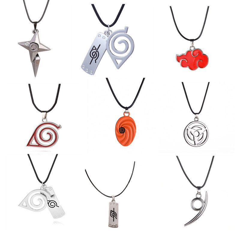 Kalung Anime Naruto Shippunden Logo Akatsuki Konoha Uchiha