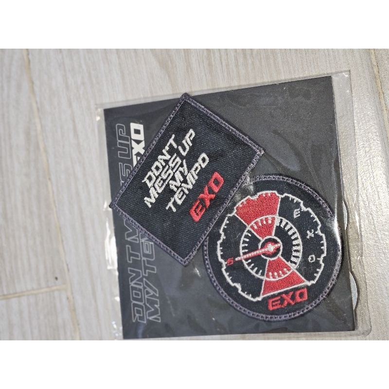 EXo dont mess up my tempo dmumt wappen set bordir badge only no pc official merch