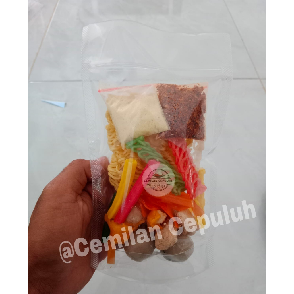 

Paket seblak Instan Komplit Baso Aci