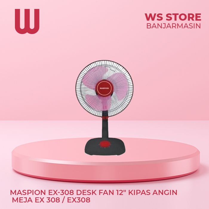 MASPION EX-308 DESK FAN 12" KIPAS ANGIN MEJA EX 308 / EX308