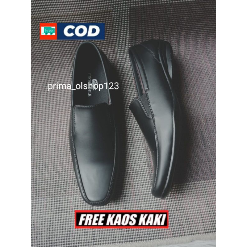 Sepatu Pantofel Pria Slip On Model Terbaru