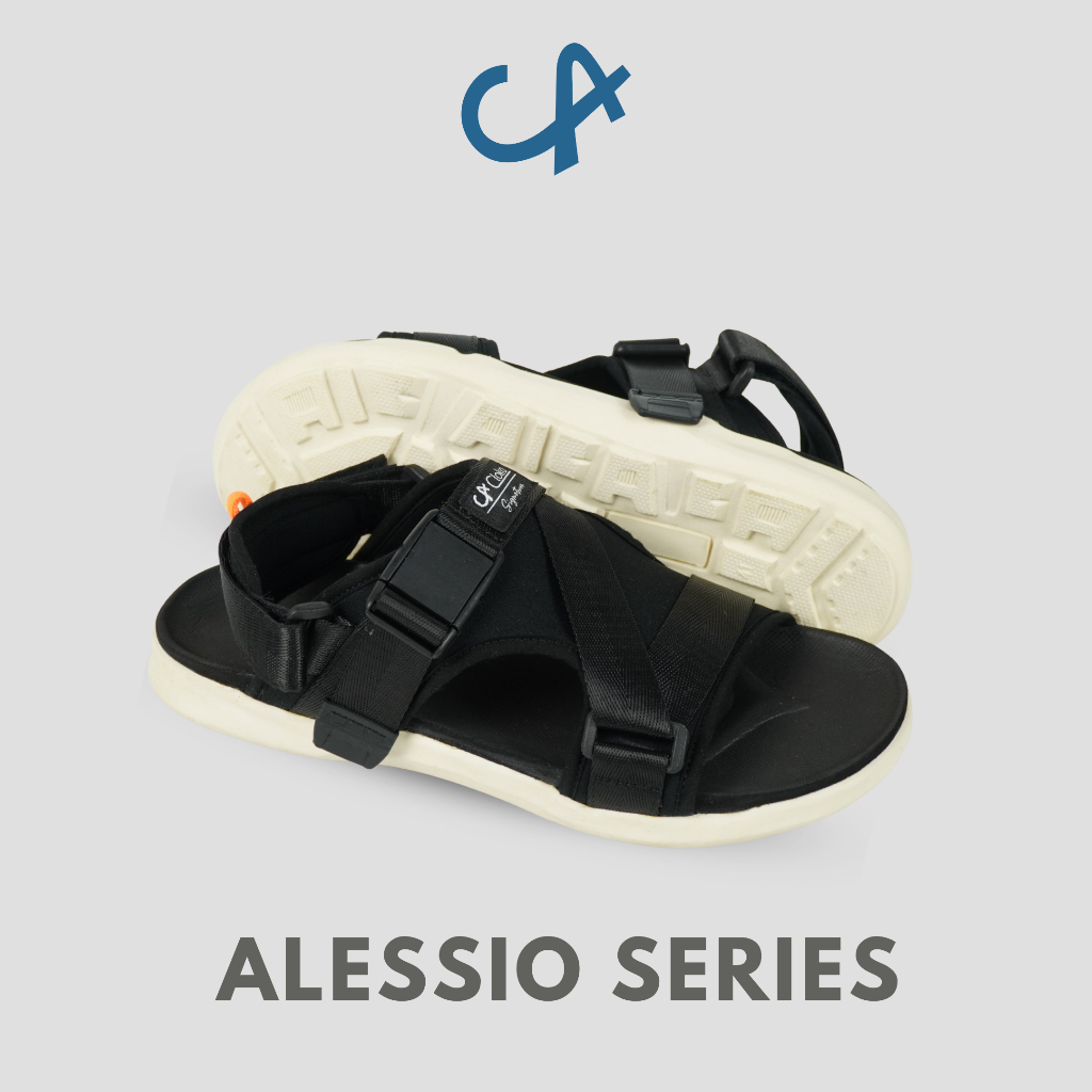 Sandal Kasual Pria Dewasa Distro Kasual Santai Traveling Gunung Ringan Anti Slip - Cloka Alessio