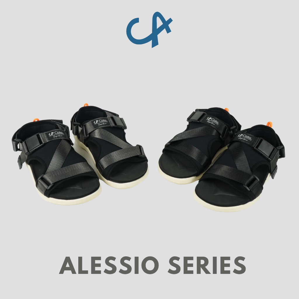 Sandal Kasual Pria Dewasa Distro Kasual Santai Traveling Gunung Ringan Anti Slip - Cloka Alessio