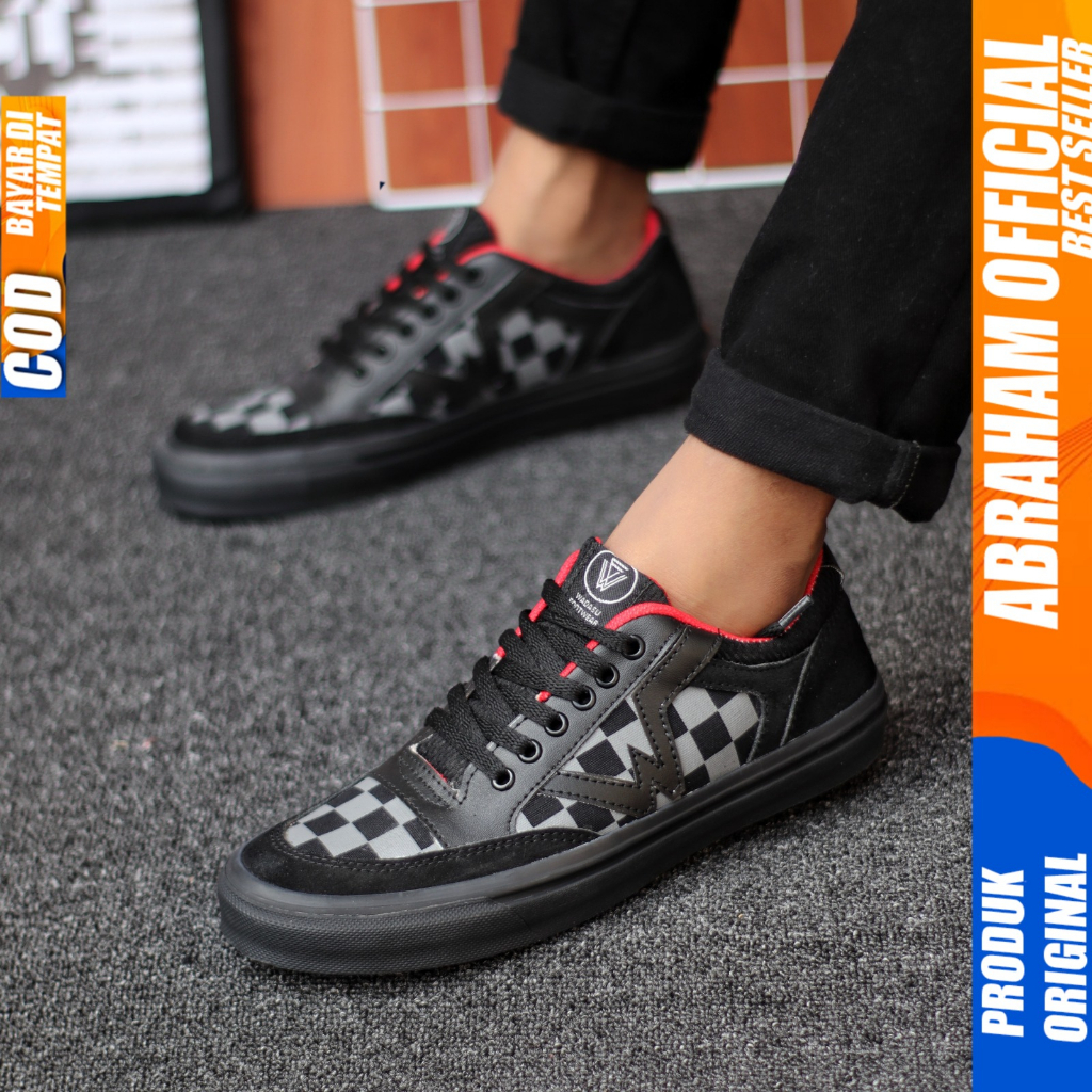 Sepatu Sneakers Pria Ukuran Besar 38-47 Sekolah Size Jumbo Pria Abraham