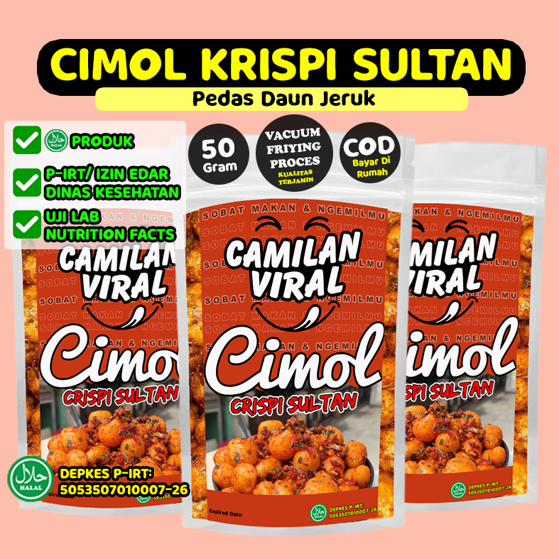 

TERMURAH - CIMOL KERING KRISPI PEDAS DAUN JERUK
