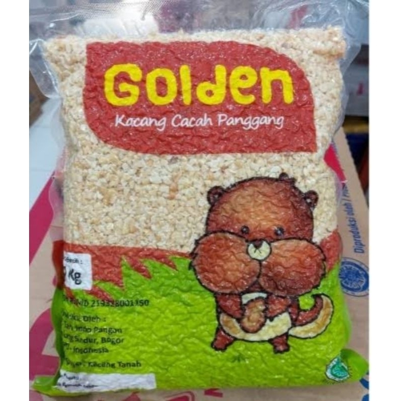 Golden nut kacang cacah panggang 1 kg