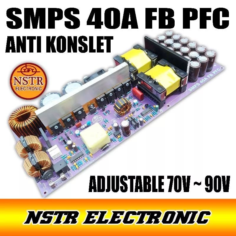 smps fullbridge 40A pfc anti konslet kondisi baru ori nstr