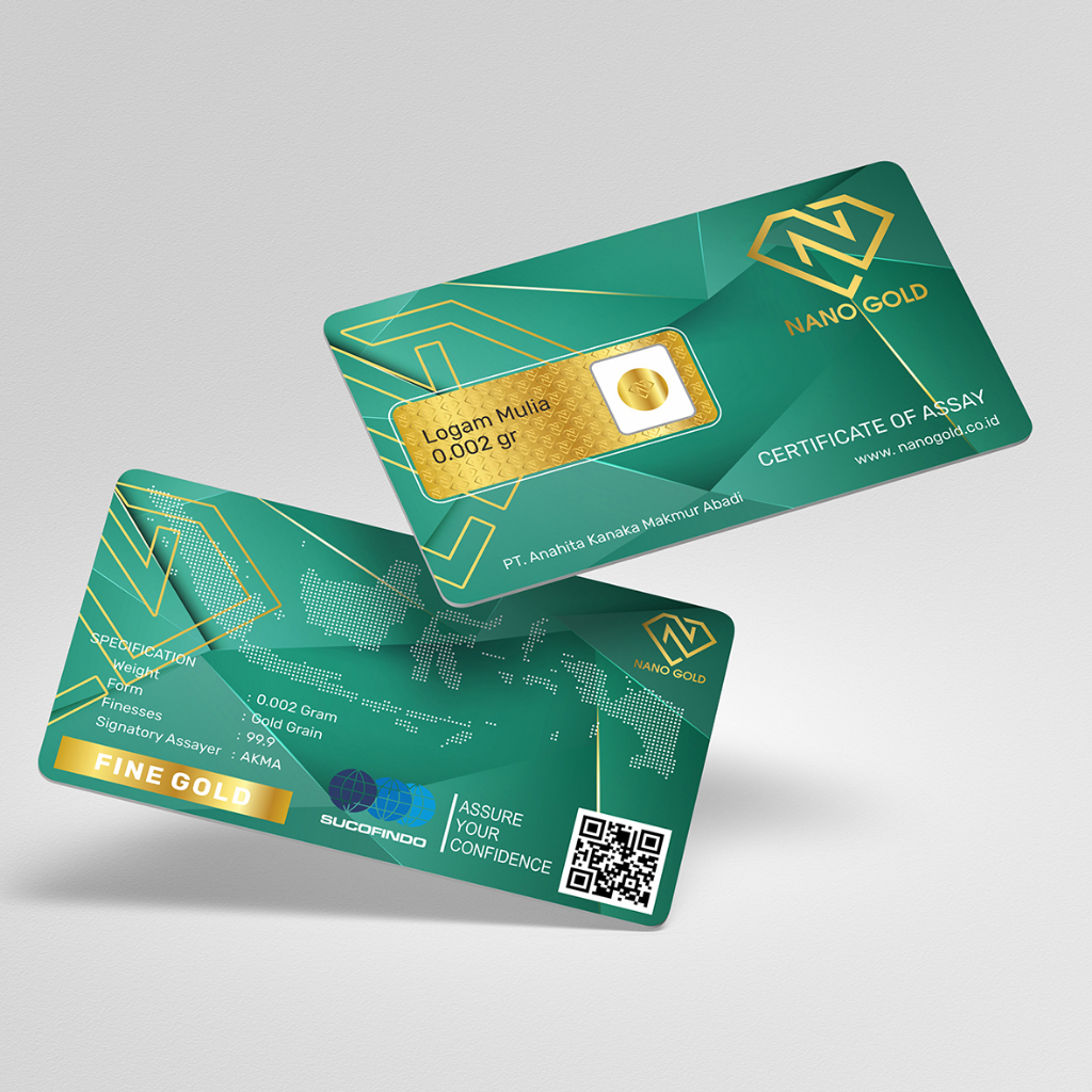 Nanogold Emas Mini Babygold 0,002 Gram
