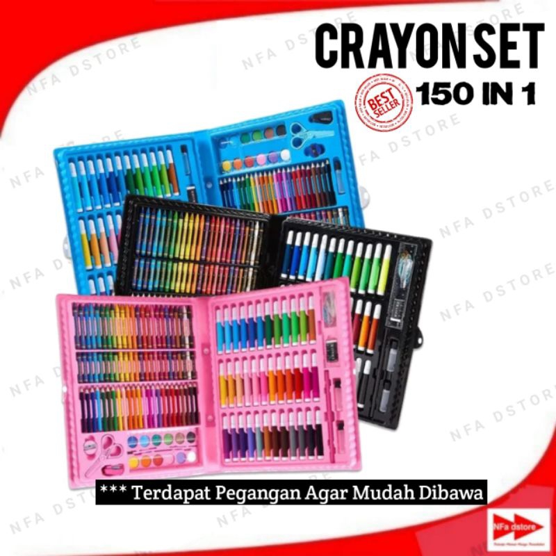 

Full Set Crayon Anak Mewarnai 150Pcs