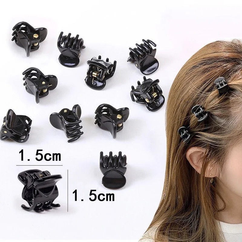 12PCS FREE BOX JEPITAN RAMBUT JEDAI MINI 1,5cm / JEPIT HITAM MINI / JEPIT PONI