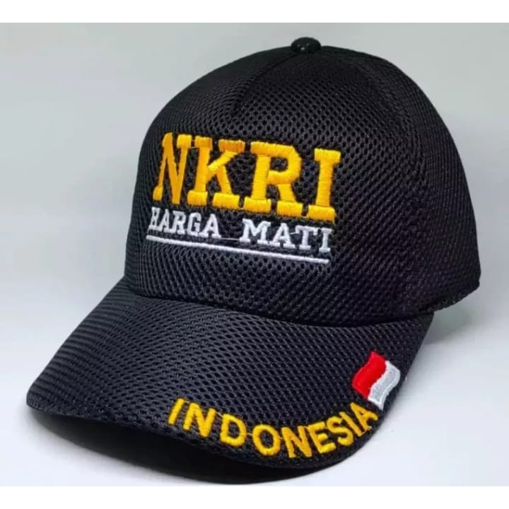 PROMO TOPI PNS PEGAWAI PEJABAT JARING PADI KAPAS GARUDA DOUBLE MESS - BAHAN TEBAL BERKUALITAS PREMIU